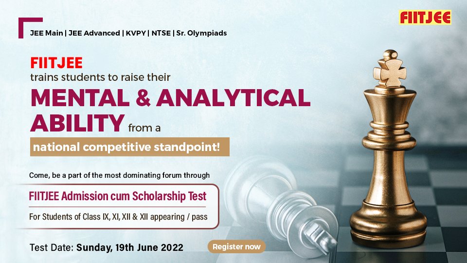 fiitjeesouthdel's tweet image. #GatewayToSuccess

FIITJEE trains students to raise their mental &amp;amp; analytical ability from a national competitive standpoint!

Come, be a part of the most dominating forum through FIITJEE Admission cum Scholarship Test.