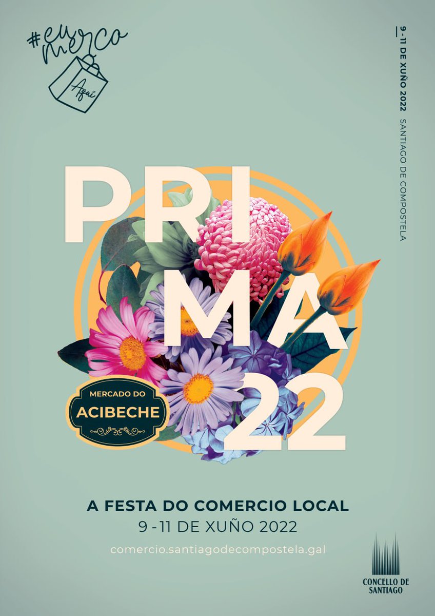 PazodeRaxoi's tweet photo. 🌸Mañá arranca #Prima22 para dinamizar a actividade comercial nos diferentes barrios da cidade amenizado con pasarrúas, animacións musicais, concertos, teatro, obradoiros de artesanía... 🪅🎶
+ info e programa👉https://t.co/sHboDbJHsy https://t.co/JxOvj18Fot