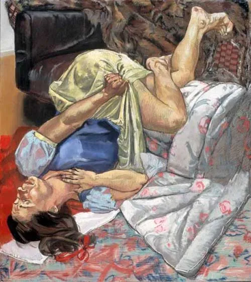 Eadeeva's tweet photo. Ha muerto una pintora impresionante que luchó por los derechos de las mujeres con su arte, revisando y subvirtiendo el control que ejerce la mirada masculina sobre el cuerpo femenino: Paula Rego. https://t.co/Pf01cEN6Zn