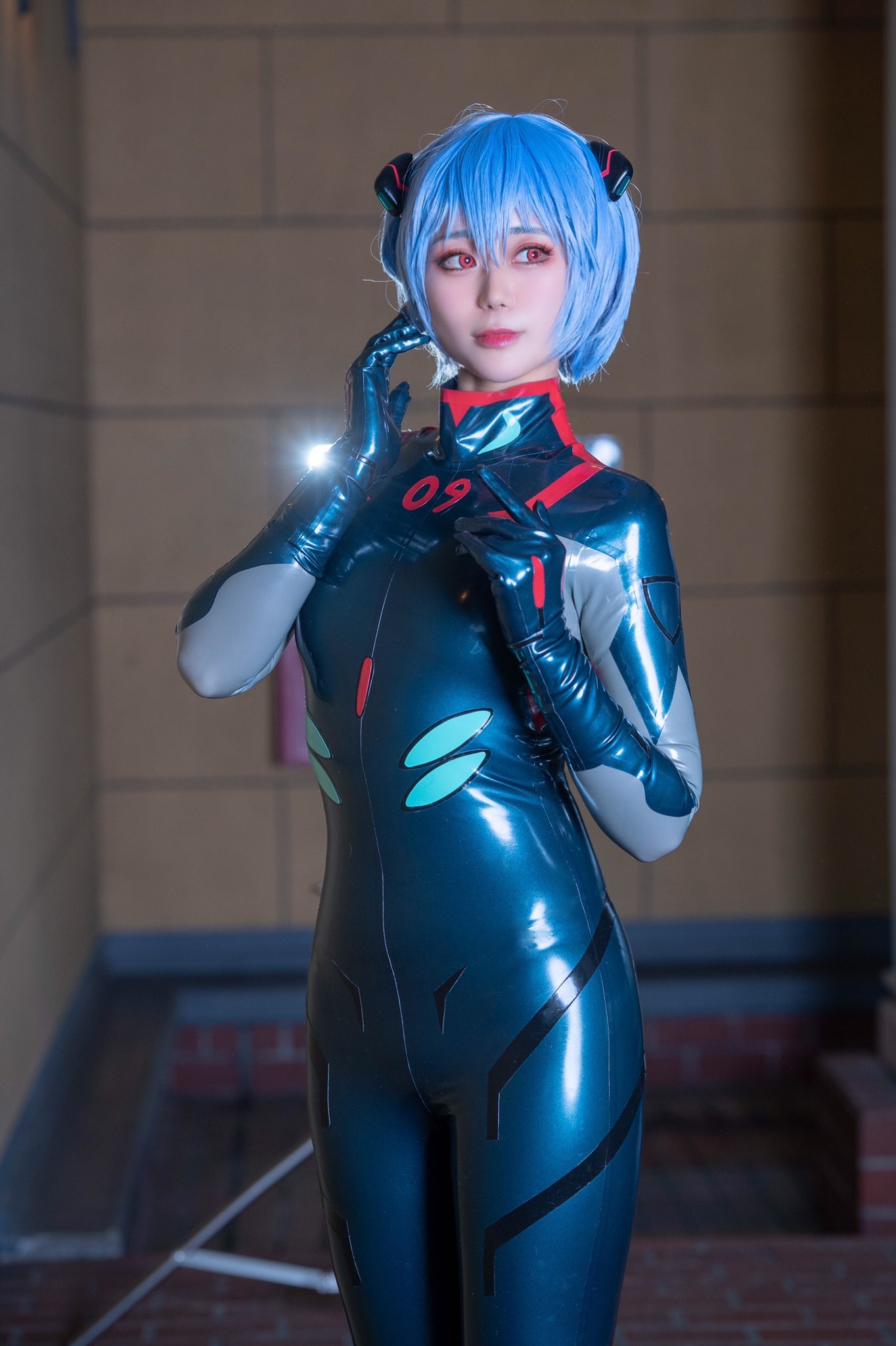 ❤️エヴァ マリ ラバーラテックスプラグスーツ