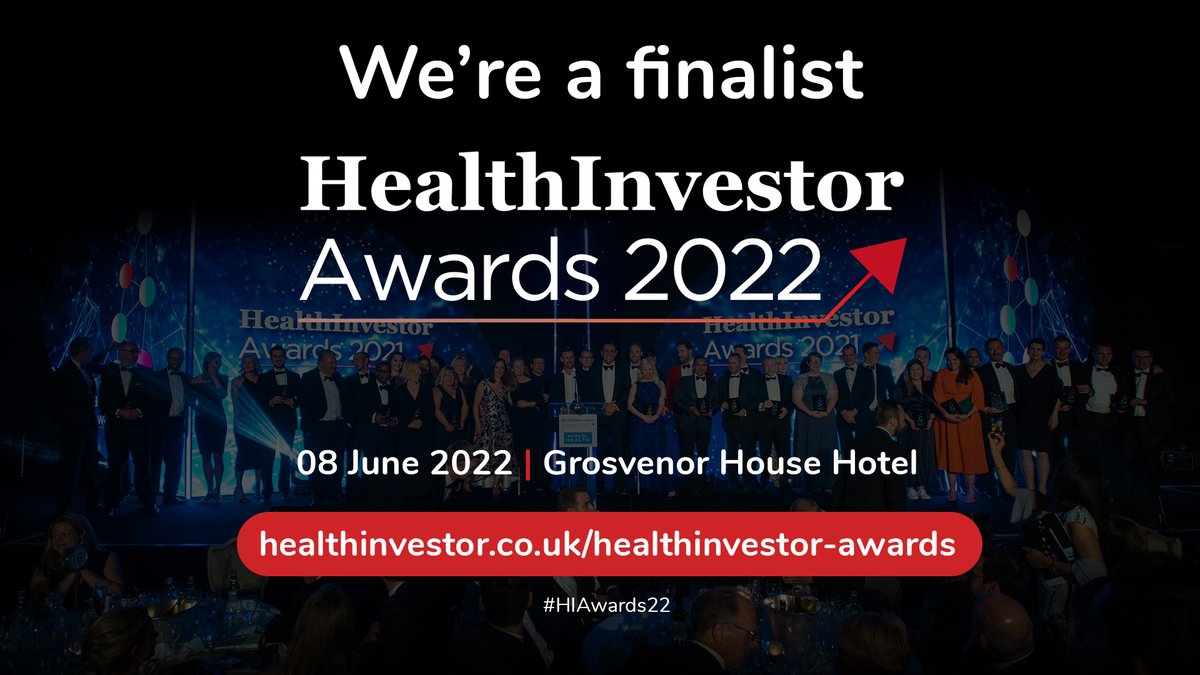 Looking forward to the  #HealthInvestorAwards, taking place at the @Grosvenor_House tonight.

We're thrilled to be shortlisted for Recruitment/Search Firm of the Year and wish all finalists the very best of luck. 

#HIAwards2022 https://t.co/hf7uHpNclm