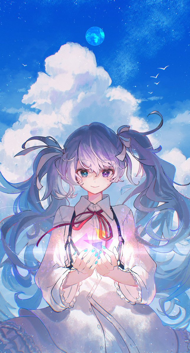 初音ミク 「09:ニーゴミク🌕
#prsk_FA 
#100日チャレンジ 」|KIKAのイラスト