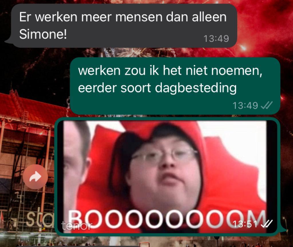 OocSimone's tweet photo. #OutOfContextSimone #Dagbesteding https://t.co/lfAhumRWYg