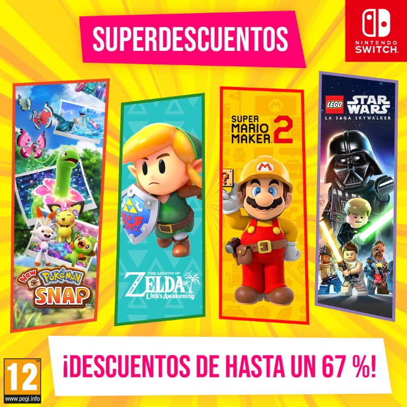 Nintendo España on X: La promoción Superdescuentos de Nintendo