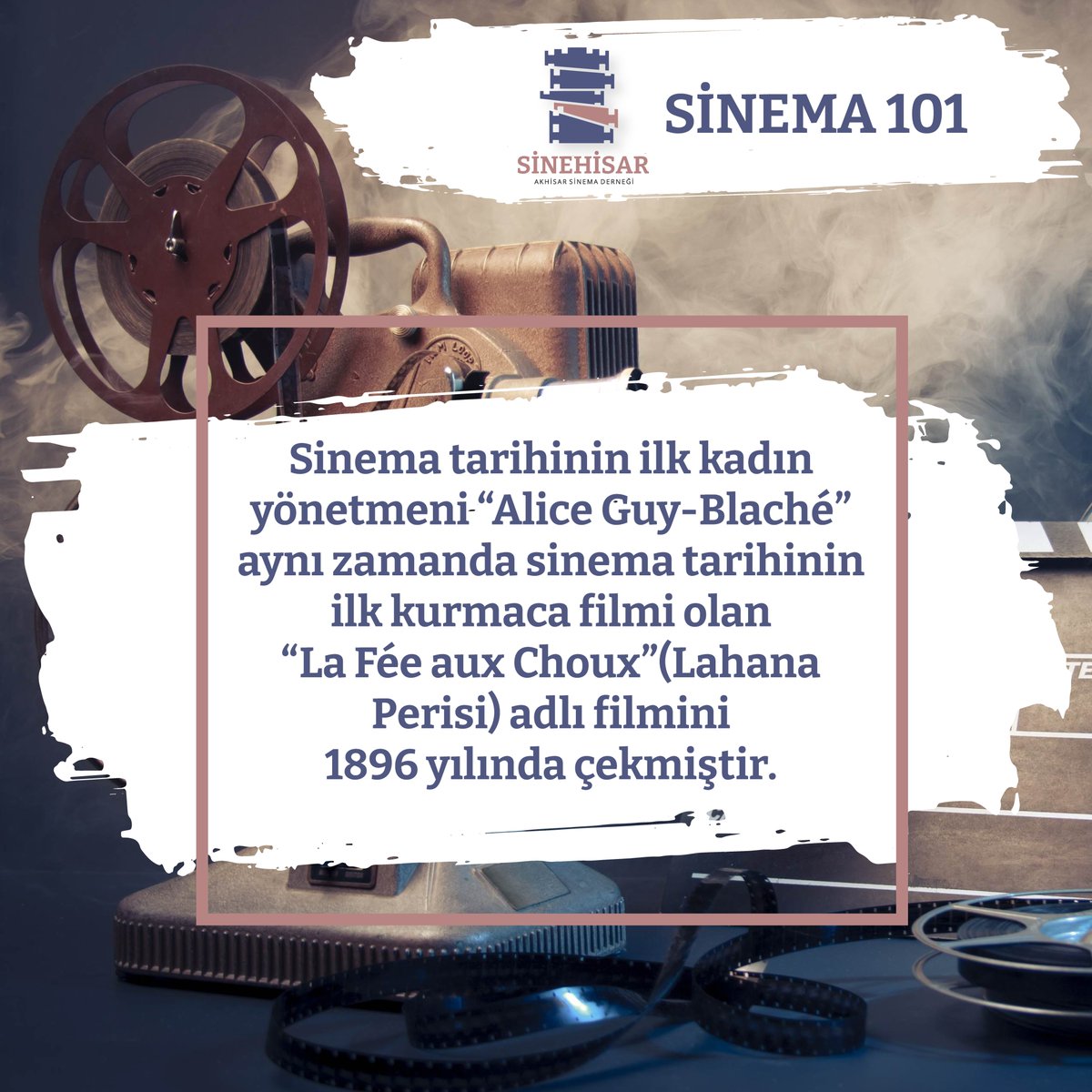 sinehisar's tweet photo. 🎬 Yönetmen ve yapımcı olarak resmi kaynaklara göre 350, resmi olmayan kaynaklara göre ise 1000'in üzerinde film üreterek sinemanın öncülerinden biri olan Alice Guy-Blanché, 1953 yılında Fransa Hükümeti tarafından Légion d'honneur (Onur Nişanı) ile onurlandırılmıştır. 📽 🎞 https://t.co/V2JBE6xnmS