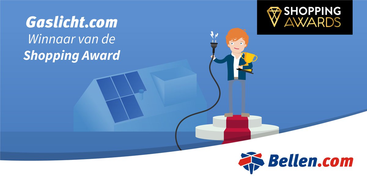 Gaslicht.com heeft de Shopping Award 2022 gewonnen! 🎈 Gefeliciteerd collega’s! 👏 #trots #shoppingawards