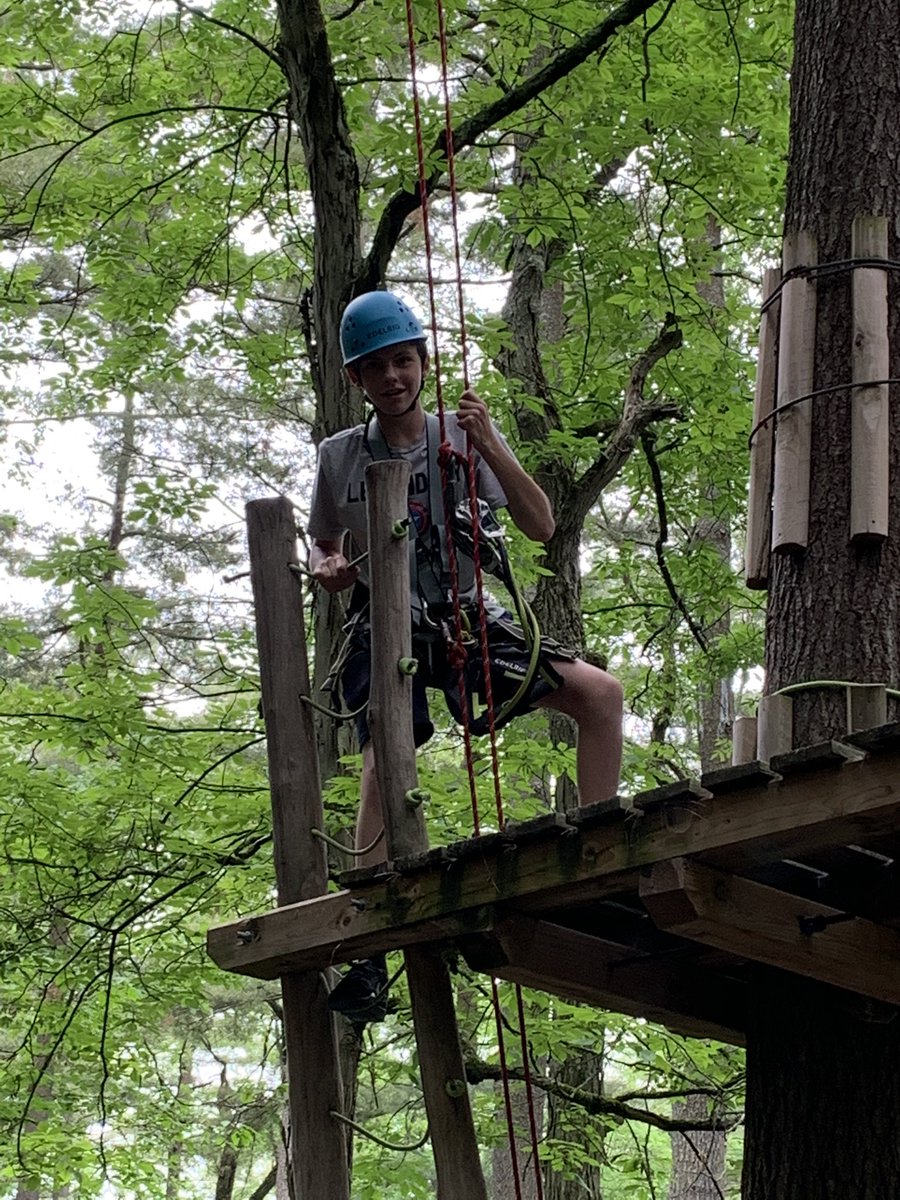 mrhulton8's tweet photo. Awesome time @TreetopTrekking 1000 Islands yesterday. Beat the rain and conquered some fears. Lots of fun by all. https://t.co/z4eblVuZHI