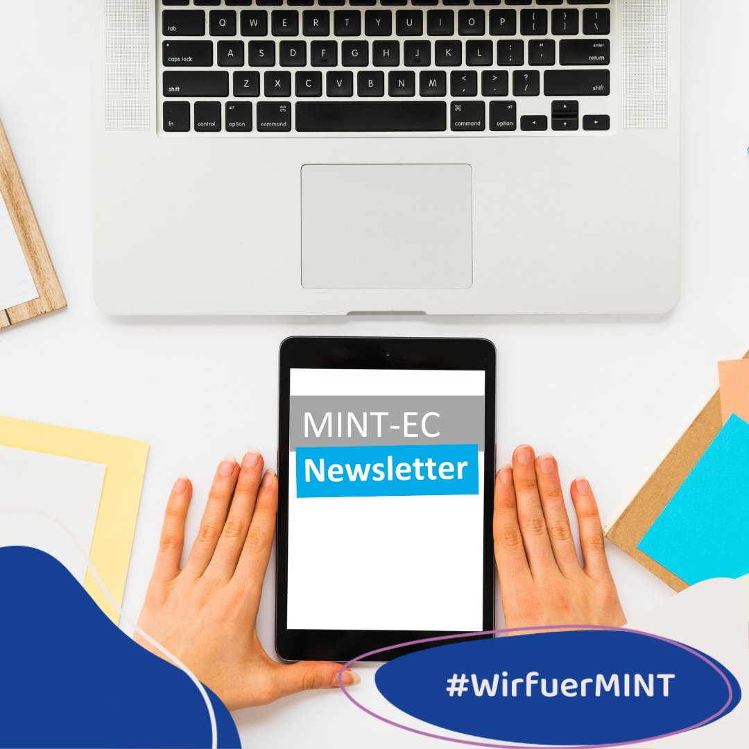 mint_ec's tweet photo. #WirfuerMINT, weil wir mit dem MINT-EC-Newsletter jeden Monat über die spannendsten Neuigkeiten aus dem Netzwerk berichtet. Newsletter-Anmeldung 👉 https://t.co/cUxB7XeB7J

#WirfuerMINT #mintec #Newsletter #MINTThemen #DigitaleBildung 
@mintvernetzt https://t.co/56SyVI06e5