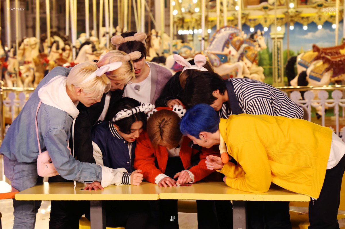 yslcheol's tweet photo. skz code midnight amusement park behind photos ! https://t.co/0FRxexAb4J