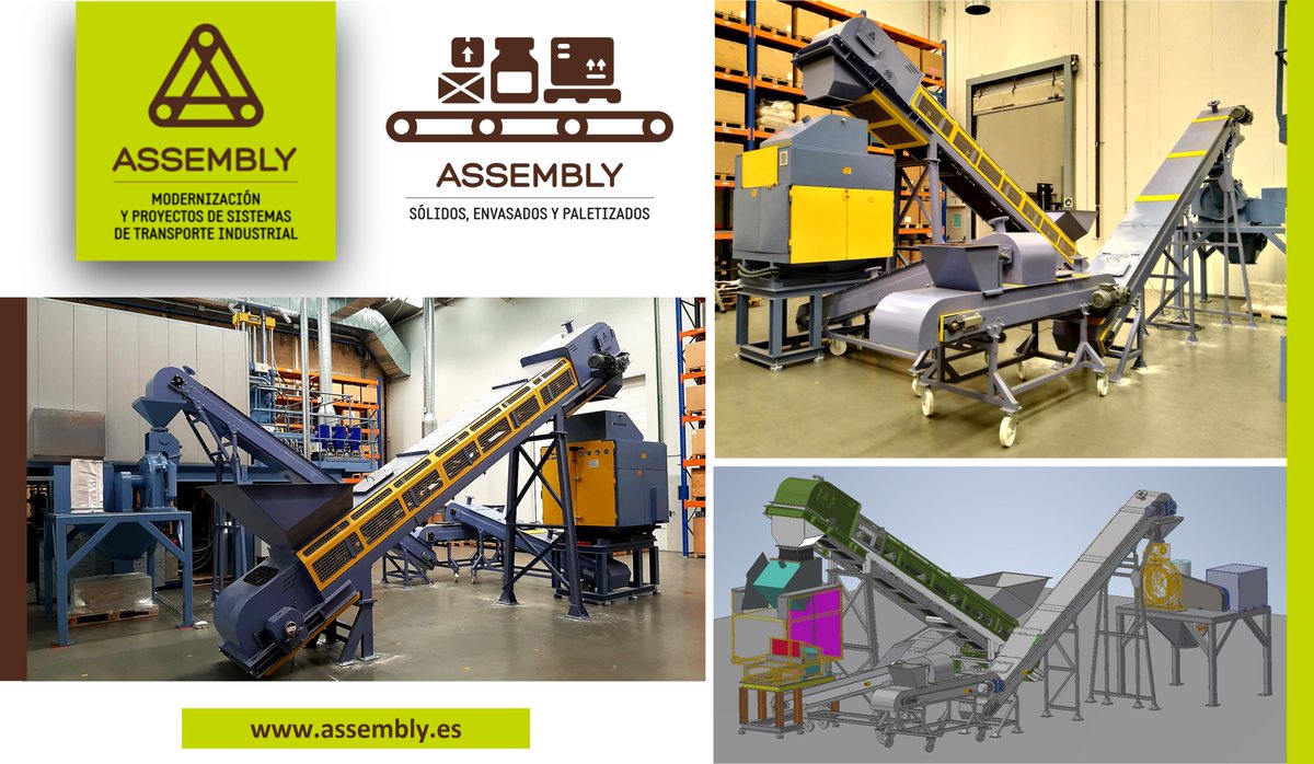 #ASSEMBLY ha #diseñado #fabricado y puesto en marcha, una #plantapiloto para #Laboratorio de testeo, #mezcla y #trituración de diferentes materiales con alta #abrasividad

#versátiles #reversibles #móviles,., permiten diferentes configuraciones de trabajo para los test a realizar