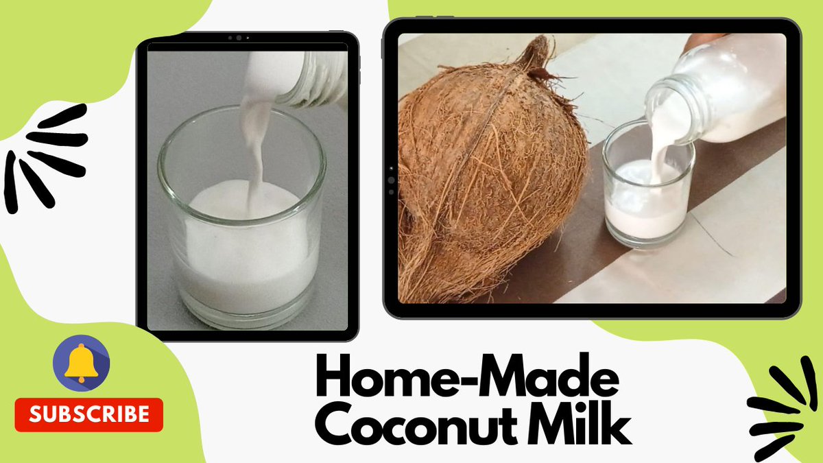 GreatCookingea1's tweet photo. Home Made Coconut Milk Recipe l Easy Cooking https://t.co/qn15XstF7R
@YouTube 
#like #share #follow #subscribe #easycooking https://t.co/HutTtqe7q5
