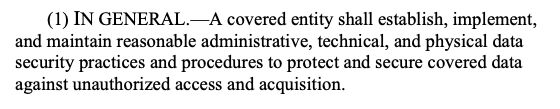 Access Management is increasingly becoming a regulatory requirement. The latest draft of the 'American Data Privacy and
Protection Act' explicitly mentions that Personal Data should be protected against unauthorised access and acquisition.