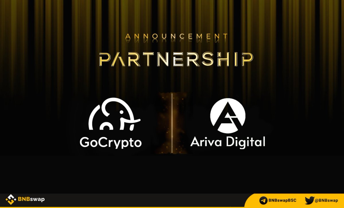 📢 @GoCrypto_ announced partnership with <a href="/ArivaCoin/">Ariva Digital</a>, a #decentralized travel portal!

Through this partnership, #Ariva will be integrating GoCrypto allowing users to pay using #binance Pay, <a href="/BitcoinCom/">Bitcoin.com</a> wallet &amp; Elly Wallet with 50+ supported #cryptocurrencies

#BNBchain #ARV $ARV
