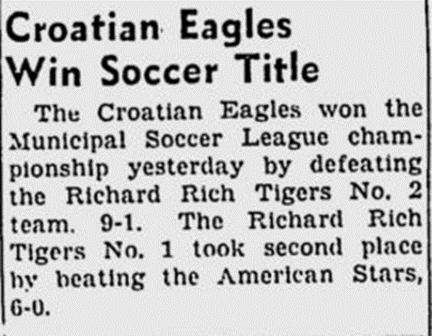 OTD in 1947, <a href="/CroatianEagles/">Croatian Eagles SC</a> were Municipal League champions