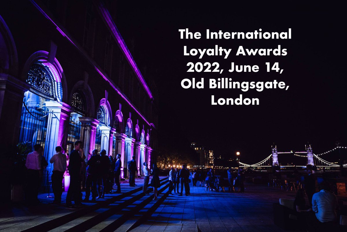 Excitement mounting for the International Loyalty Awards 2022. The list of finalists brings together the world's best loyalty propositions. We wouldn't miss it! June 14, Old Billingsgate, London, cocktails 6.30 See you there! #loyaltyMawards #loyaltymagazine #loyaltyawards