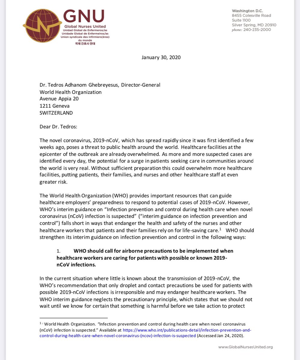JoanElizShields's tweet image. I’m returning to this thread to add @gabbystern, Communications Director for the @WHO and serves as a spokesperson for @DrTedros since March 2019.

I want to know why the Jan 30,2020 @GlobalNursesU letter to WHO/Dr Tedros was ignored?