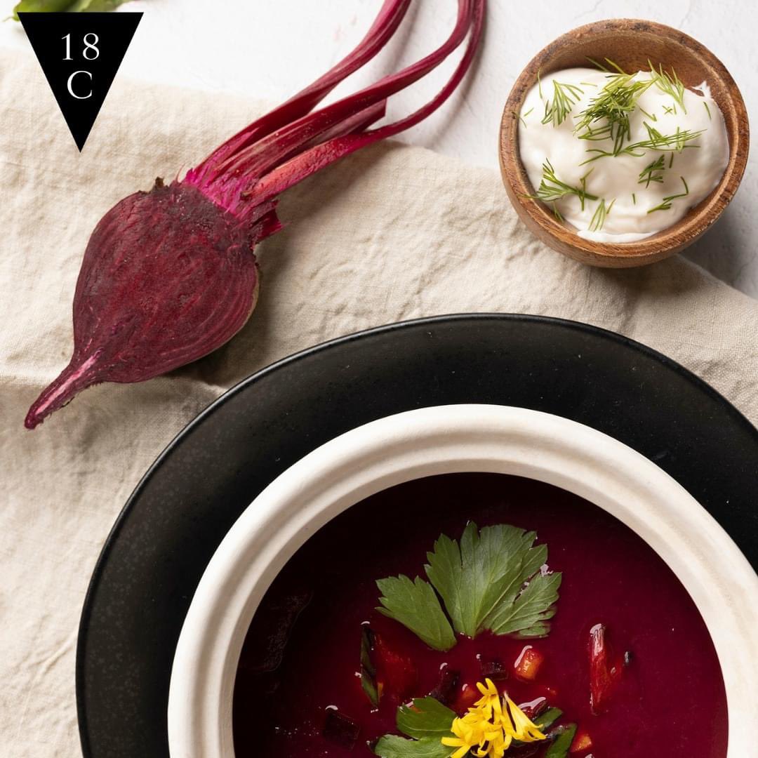The weather is getting warmer - Why not try to cool off with some Beetroot Apple Soup? Yes, our soup can be enjoyed both chilled or warm, try out this flavor-packed soup with your favorite side! See ingredients and nutrition facts here: 
hubs.ly/Q01d2jFn0