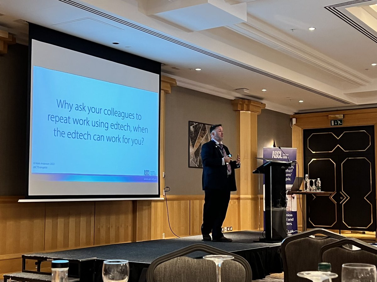 MJRLearning's tweet photo. Top story: @AlKingsley_Edu: '@ICTEvangelist in full flow at the @ASCL_UK #edtech conference - making your EdTech work for you #ascledtech ' https://t.co/vN0999j6CX, see more https://t.co/pEWWgCnJW8