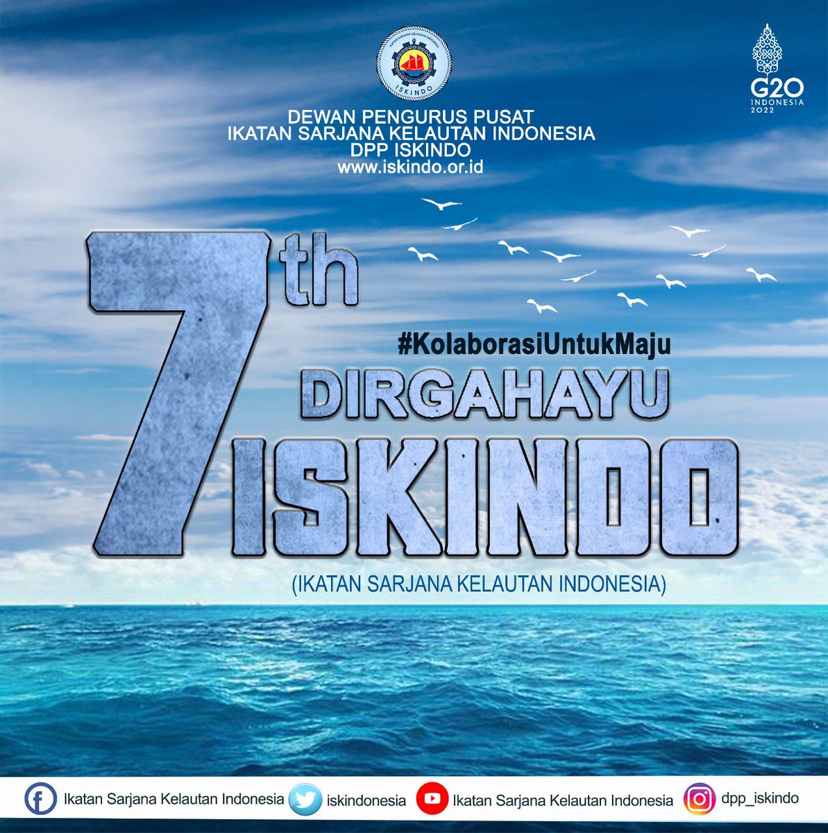 #KolaborasiUntukMaju #IkatanSarjanaKelautanIndonesia