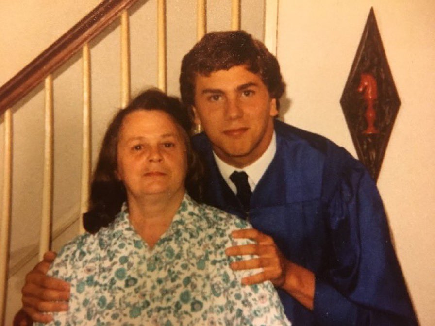 Me and my Mom getting ready to attend my graduation from Liberty High School 40 years ago. <a href="/LIBERTY100th/">LHS100</a> <a href="/LibertyHigh/">Liberty High School</a> <a href="/BethlehemAreaSD/">BASD</a> #LibertyForever #Classof82