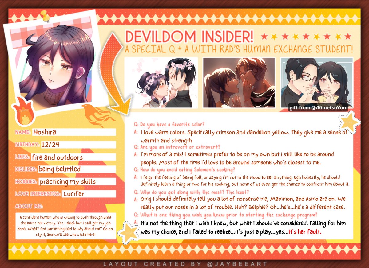 famia_illust's tweet photo. I failed to make a submission for the mc appreciation zine cuz school genuinely was a pain in the a$$ but anyways here's Hoshira. thank you to @OM_MCAppreciate for the template! Had some fun with it. https://t.co/2viVC7xSDW