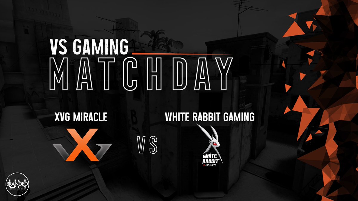 We unfortunately suffered Defeat to <a href="/blacklaminategg/">blacklaminate</a> in our <a href="/VSGamingWorld/">Telkom VS Gaming</a> match, on to the next match against <a href="/WRabbitGaming/">White Rabbit Gaming</a>, good luck have fun!!

Time: 20:00
Stream: No confirmed stream.

<a href="/UNBrandedMFG/">UNBranded</a> 

#XvGSA