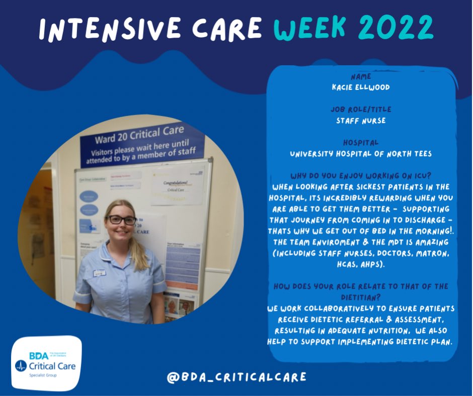 BDA Critical Care on Twitter "🌟 Intensive Care Week 2022 Meet the