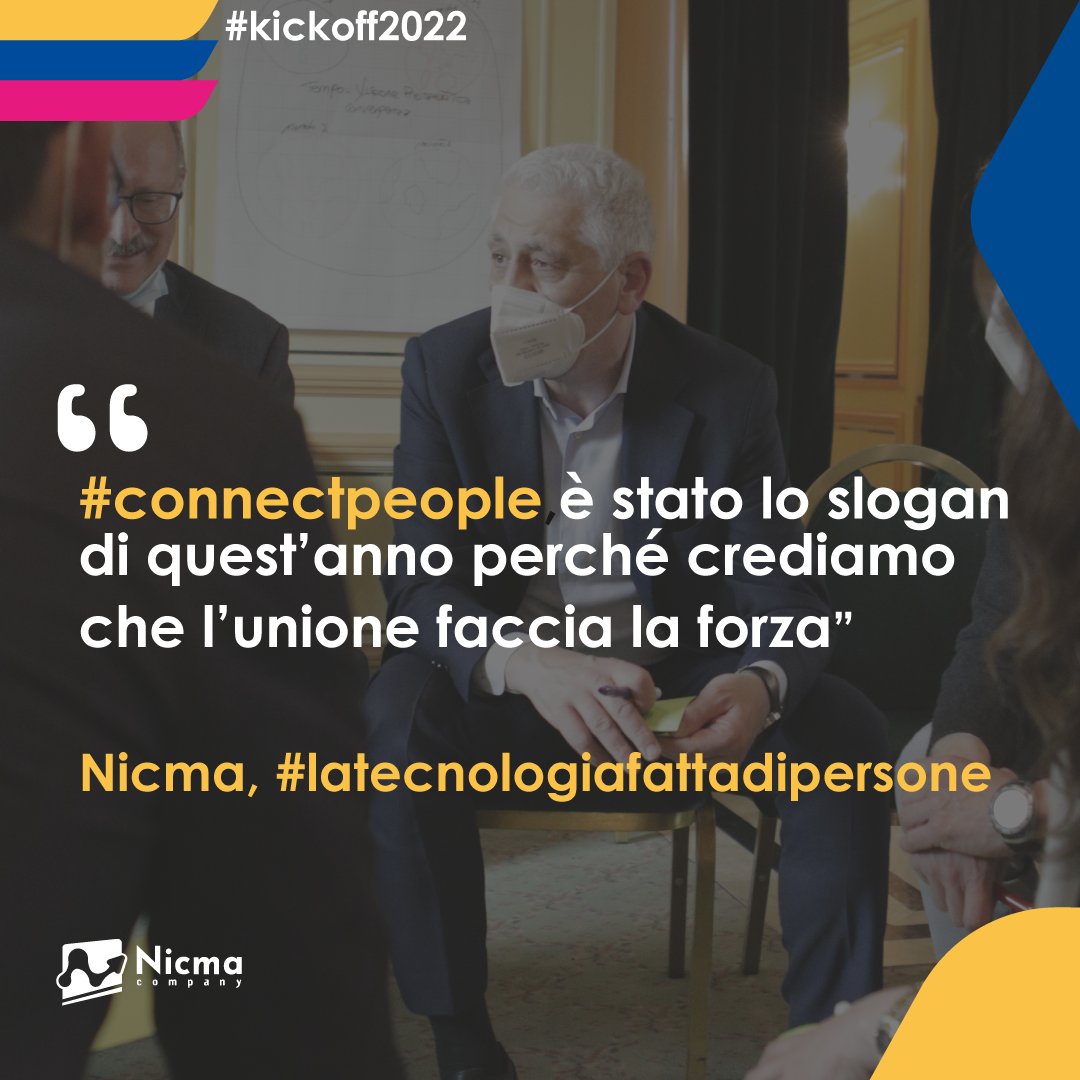 Nicmasrl's tweet photo. Con l'ultimo post dedicato al Kick Off vogliamo sottolineare l'importanza delle nostre Persone. 

#conncectpeople perché tutti insieme facciamo la forza di Nicma. 

#lateconologiafattadipersone #ilovemyjob #NicmaInformatica #NicmaCompany #peoplepower #kickoff #2k22 https://t.co/S2AgCptzgQ