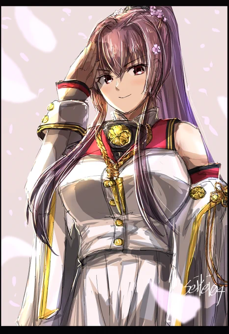 やまとは くにのまほろば
#艦これ #大和改二 