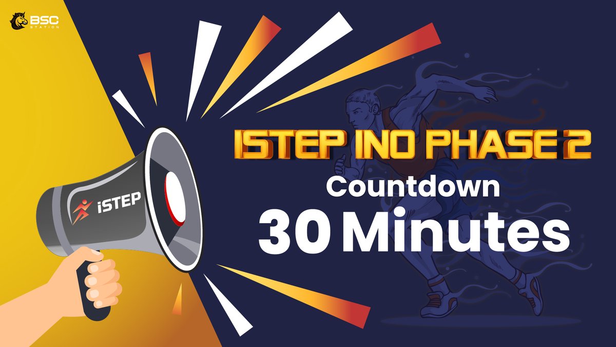 BSCS_Global's tweet photo. 📢 iStep INO Phase 2 on BSCStation will start in 30 minutes

⏰ Buying time: 1PM 08th - 1PM 09th June 2022 (UTC)

📍Join iStep INO Phase 2 at: https://t.co/GDiIFtH2sy

📕iStep INO details: https://t.co/tQVWwA1zoK

#BSCStation #BSCS https://t.co/g5jIu7SatF