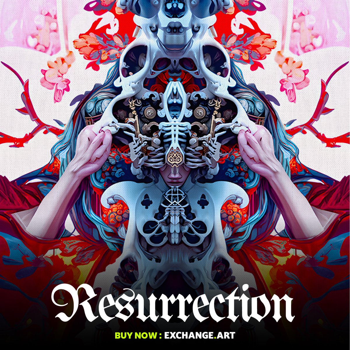 Listed on <a href="/exchgART/">Exchange Art</a> 
"Resurrection"
🔗 Link below this
#Solana <a href="/TownSqrd/">SolTown²</a>