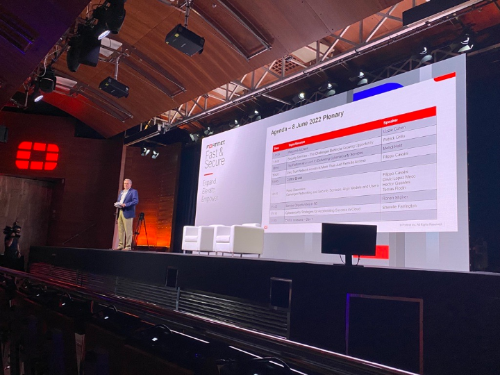 Olya_Balan's tweet photo. #FastSecure22: live from Madrid! @Fortinet's Lizzie Cohen and Patrick Grillo took the stage to discuss different aspects of the #security services market and #Fortinet’s role and value proposition in them. Stay tuned!
https://t.co/74n2f0R4nL
#FortinetPartner https://t.co/X0LHHwkfEV