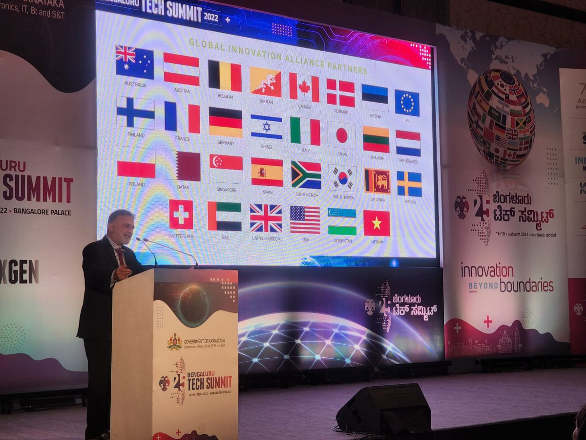 blrtechsummit's tweet photo. BTS returns in its physical avatar with ‘bigger, better, more impactful’ conclave with the theme #Tech4NextGen says @PatankarJagdish, Executive Chairman, @mma_scitech who also shared event overview and what all is stored in the event for all the stakeholders. https://t.co/Vdh1reXh3T