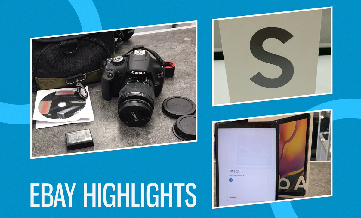 Tech bargains including phones, tablets, DSLR cameras and much more! Check out what's available on eBay here: ebay.co.uk/usr/cce-uk

#canon #canonphotography #canonuk #samsunggalaxy #samsunguk #appleuk #ebayfinds