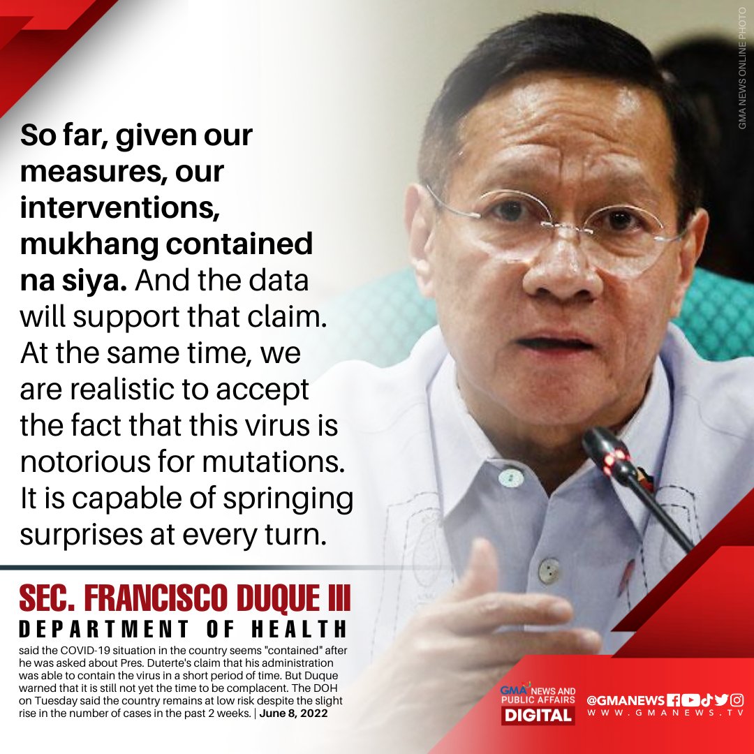 GMA News on Twitter ""And so we have to be realistic, we have to