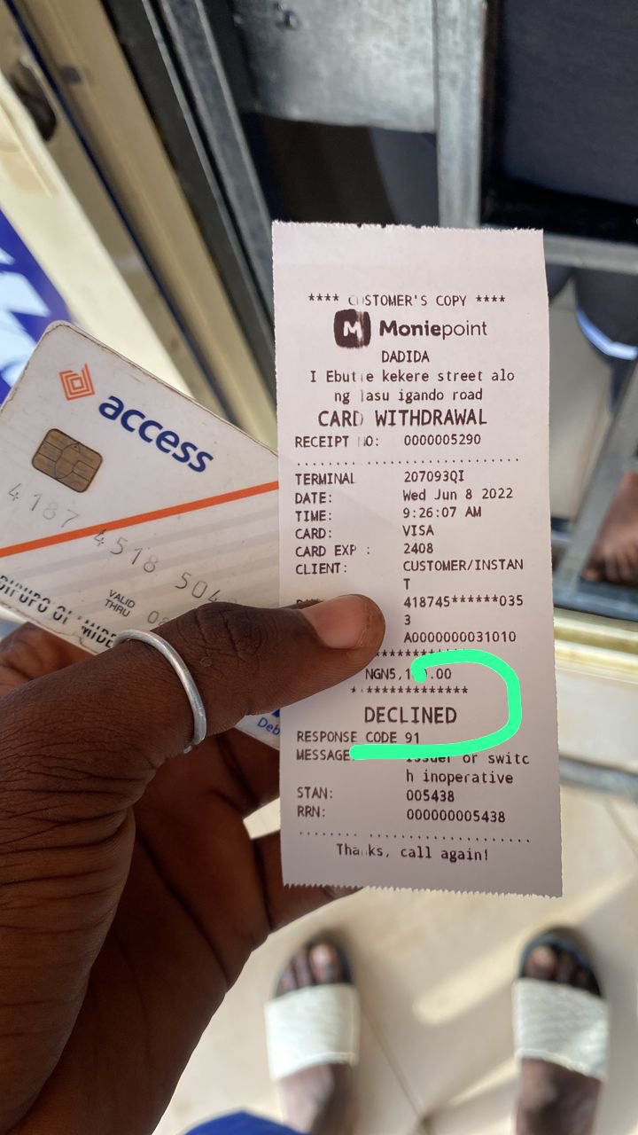 Olamide Oladele On Twitter: @Myaccessbank Https://T.co/Td6fq7tcgb /  Twitter