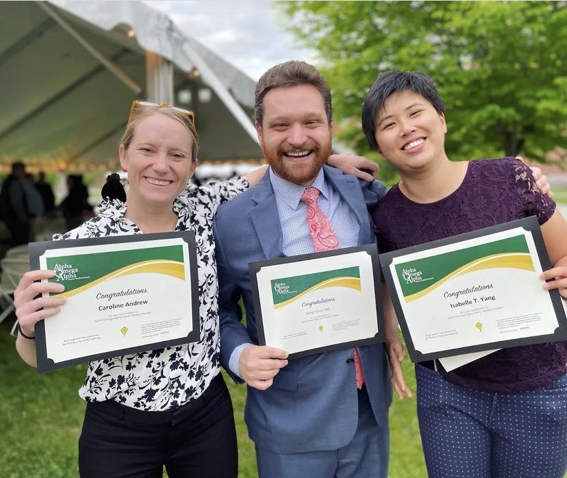 Congratulations to our rising chief resident Bengt Grua on his induction into Alpha Omega Alpha Honor Society.