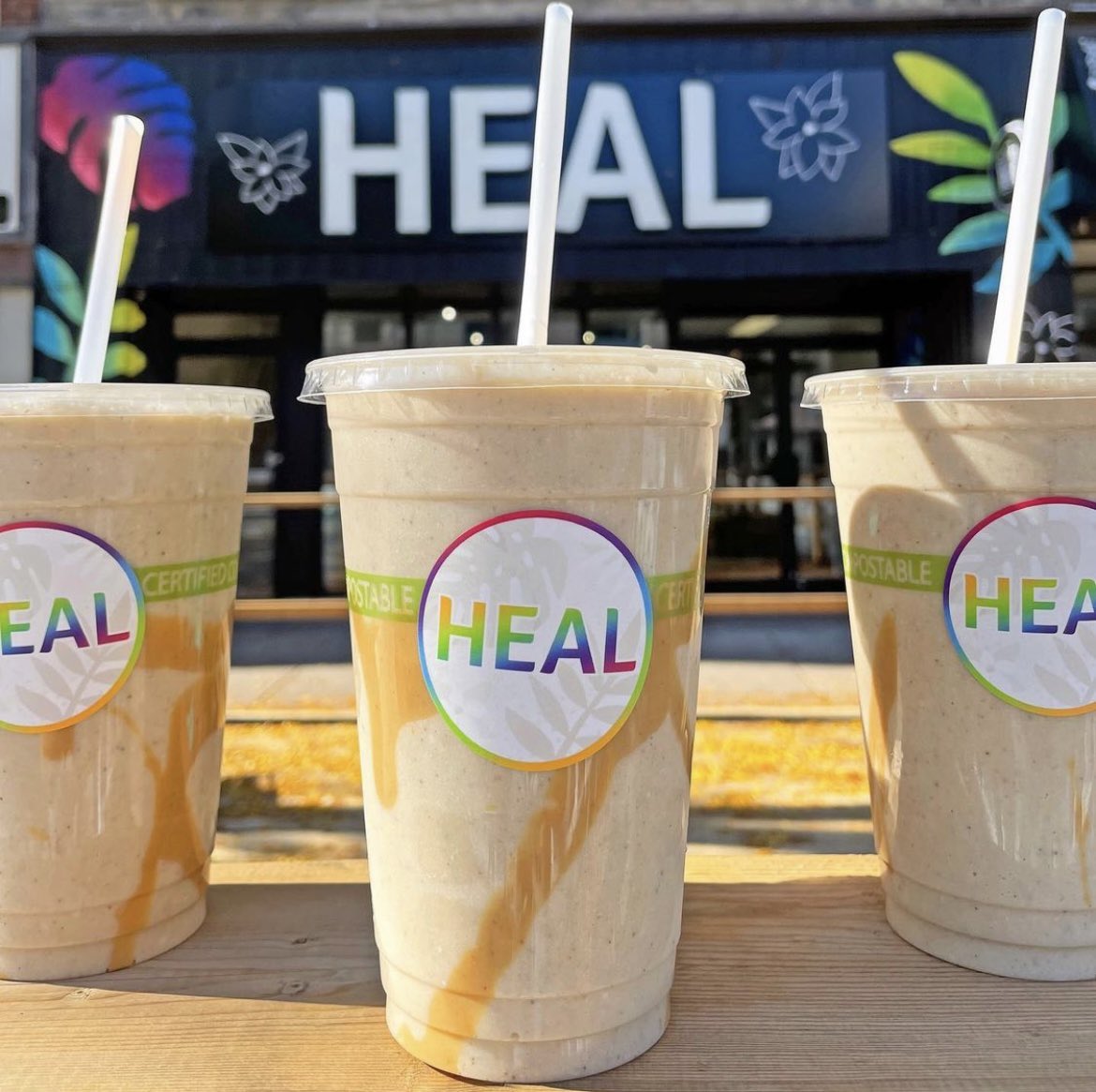 A protein oat cookie kind of day ! 🌿💪 #plantbased #smoothie #heal