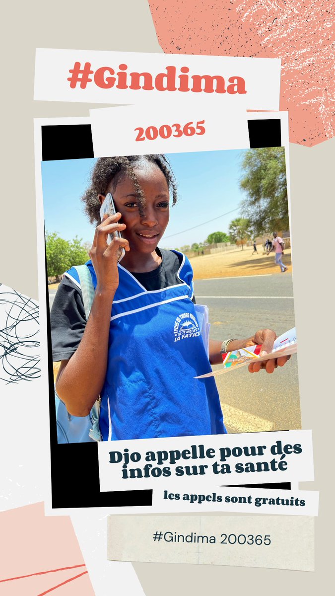Parole Aux Jeunes (@paroleaujeunes) on Twitter photo #Djo appelle pour des informations sur y’a santé et la nutrition au 200365 c’est gratuit 7jours/7 365 jours sur 365. En deux minutes tu auras l’info qui te sauve la vie avec #Gindima. <a href="/PpjSenegal/">PPJ Sénégal</a> <a href="/ministerejeune/">Ministère de la Jeunesse</a> #Djo appelle pour des informations sur y’a santé et la nutrition au 200365 c’est gratuit 7jours/7 365 jours sur 365. En deux minutes tu auras l’info qui te sauve la vie avec #Gindima. <a href="/PpjSenegal/">PPJ Sénégal</a> <a href="/ministerejeune/">Ministère de la Jeunesse</a>