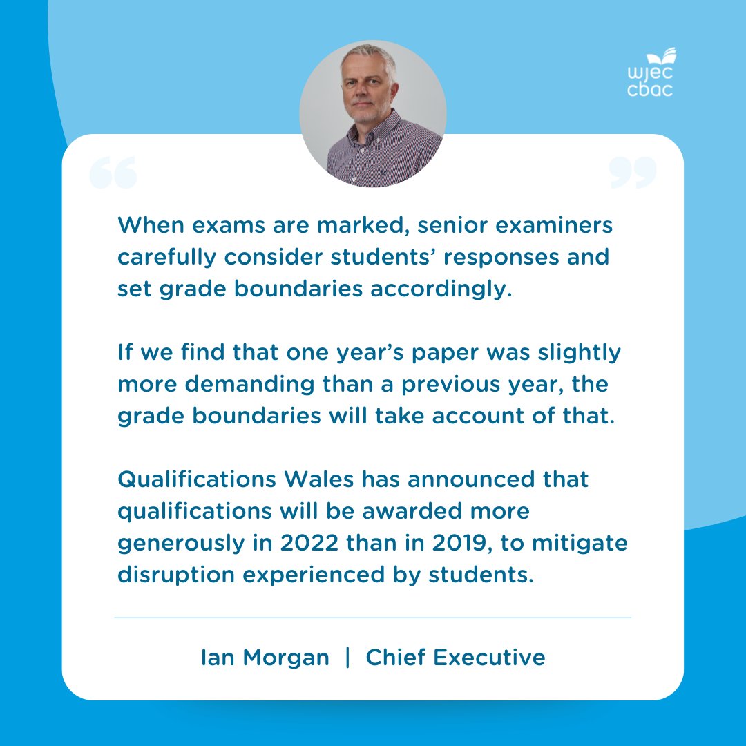 ✍️ Sitting GCSEs or A levels? Here’s a message from our Chief Executive about how this year’s grades will be awarded: