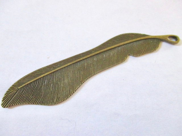 Pendant Large Organic Brass Ox  Bronze Antique Bronze Alloy Textured Leaf Beautiful Leaf Nature Pendant 104mm Long Lot of 1 by BySupply tuppu.net/136011af #bysupply #Etsy #LeafJewelry