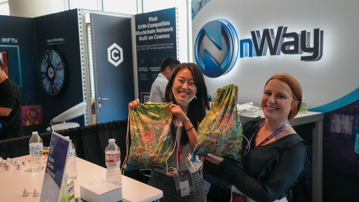 DeFiKingdoms's tweet photo. We’d love to meet y’all! Come find us at @DcentralCon @consensus2022 to connect and grab some #bullish merch! https://t.co/IKl3yWXYy8