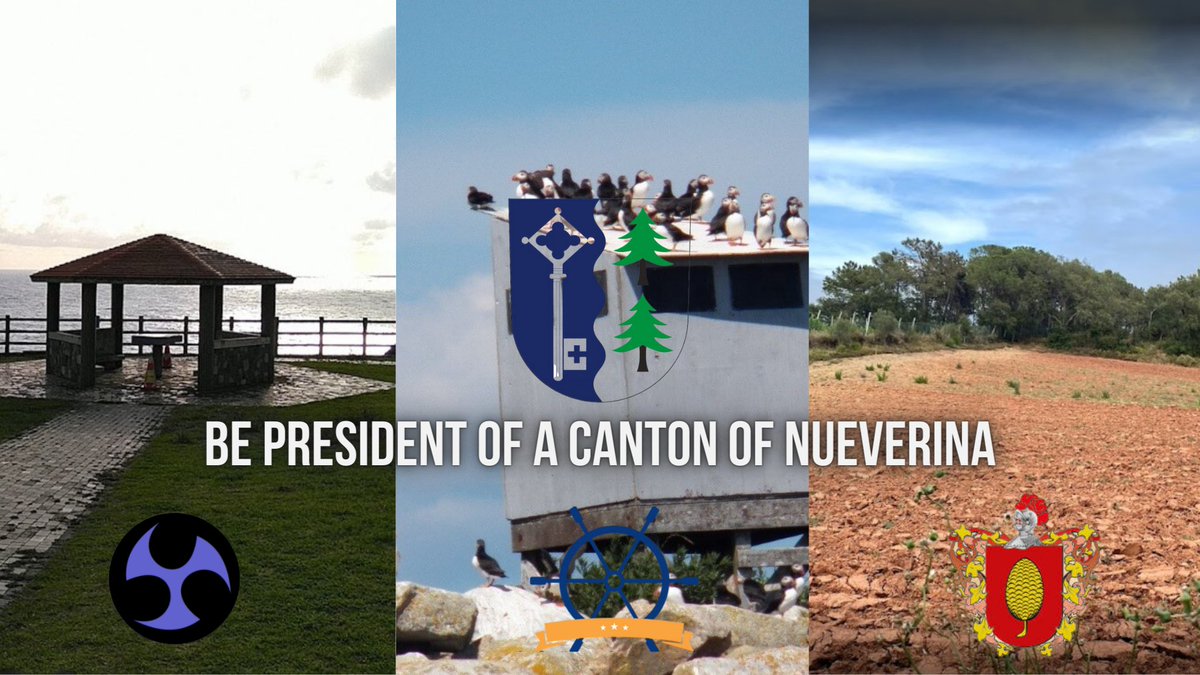 Nueverina wants to warn that if you are willing you can be president of one of the cantons of the country, if you are willing contact republica.federal.de.nueverina@gmail.com
#nueverina #micronations