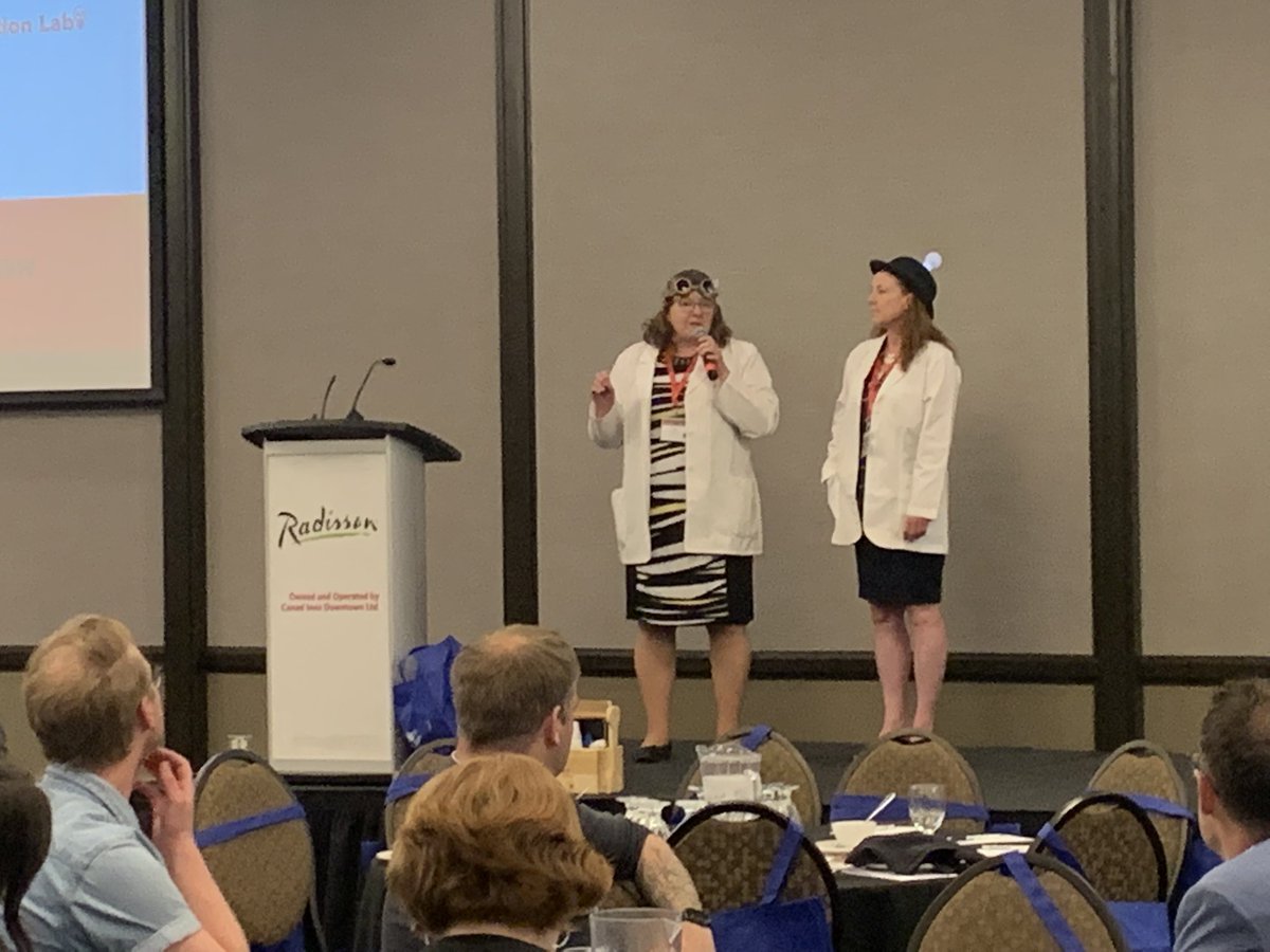 Joy MacKinnon and Shannon Johnson announce the new Innovation Lab  initiative <a href="/casecanada/">CASE</a> #InnovateWithCASE #case2022 #TogetherAgain #winnipeg