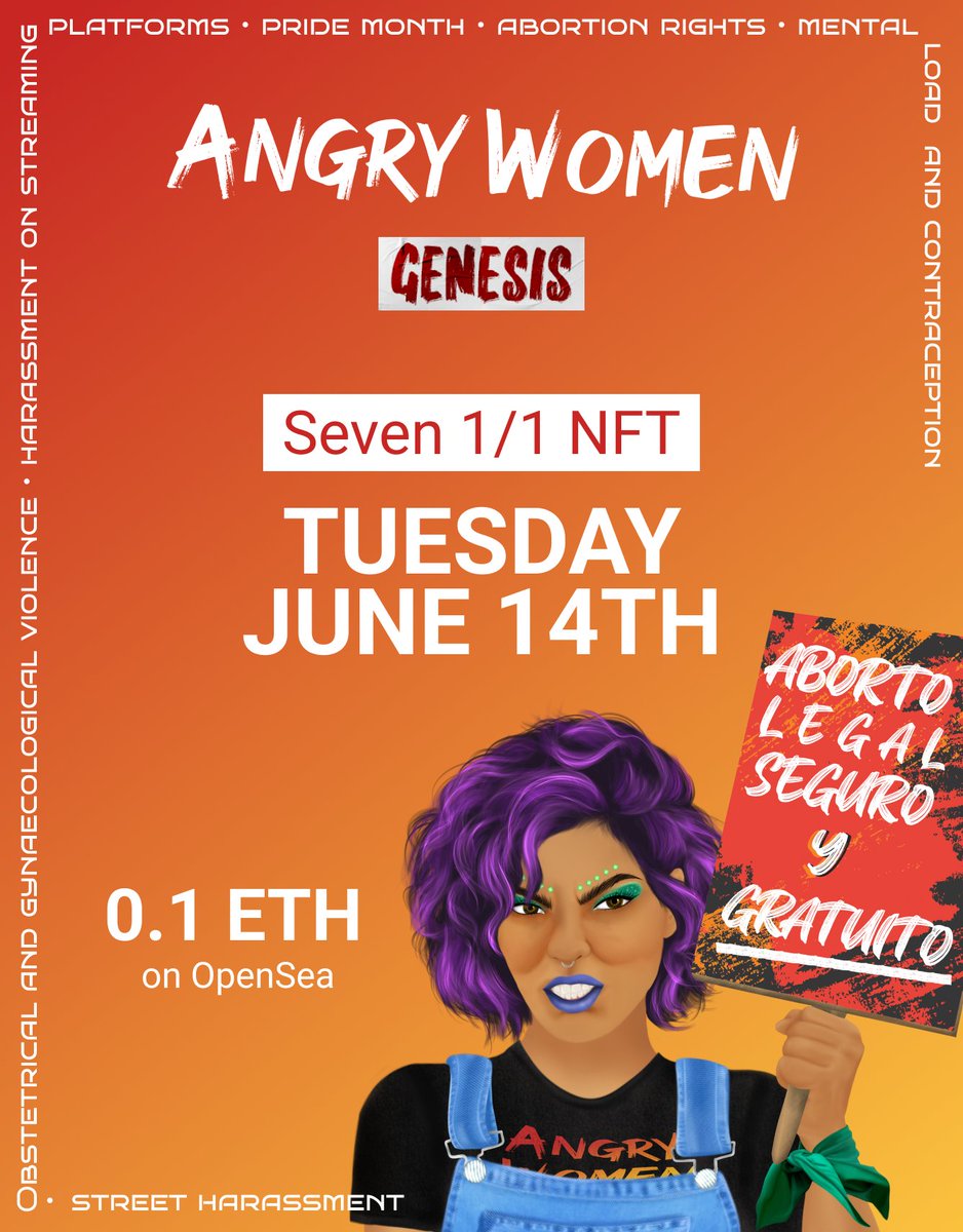 Angry Women NFT 🔥I Genesis Minting Now tweet media