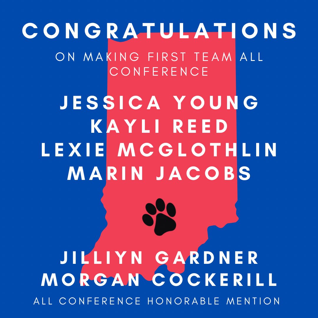 Congratulations to <a href="/jessyoung2022/">Jessica Young</a> <a href="/marin_e_jacobs/">Marin Jacobs</a> <a href="/kayli_jr/">Kayli Reed</a> <a href="/lexiemcglothli3/">lexie mcglothlin</a> on making First Team All Conference. <a href="/CockerillMorgan/">Morgan Cockerill</a> and Jilliyn Gardner were named Honorable Mention.