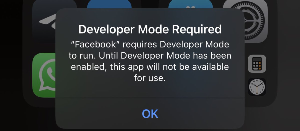ExplorebyRoad's tweet image. Facing this issue of #DeveloperMode for #Testflight apps… #iOS16beta1 #iOS16… not sure how to enable / is this a bug? Happening only to #BetaApps