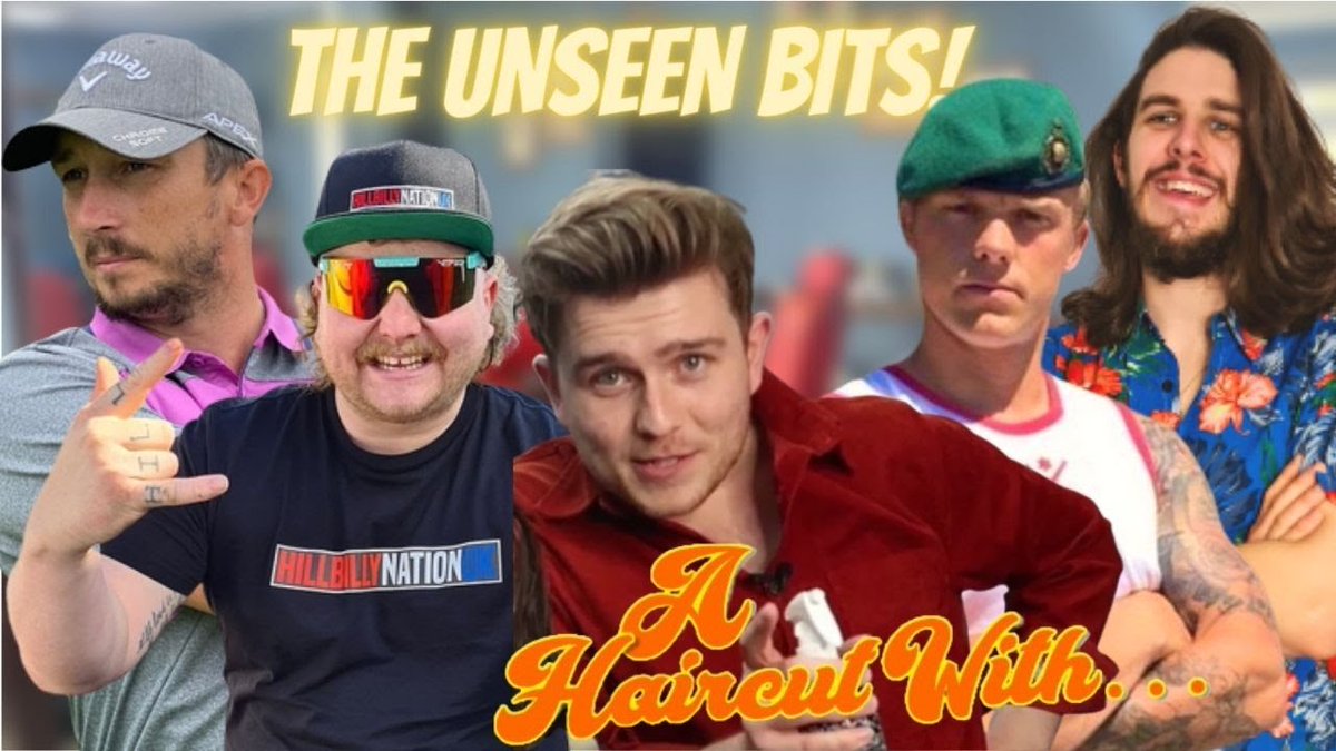 NEW VIDEO OUT NOW!👌
Including unseen bits from this months episodes of 'A Haircut With...' 📺
WATCH HERE: youtu.be/CT4z6M2Cmnw

Featuring the legends that are:
<a href="/georgeroach_/">George Roach</a> 
<a href="/ben/">#1</a>.wadham
@hillbillynationuk 
@lee_whittaker_golf 

Don't forget to subscribe boys n girls 😀💛