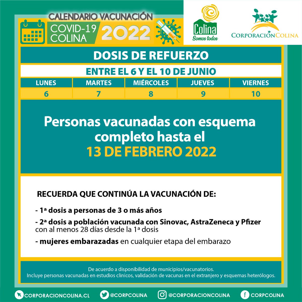 Municipalidad Colina tweet media