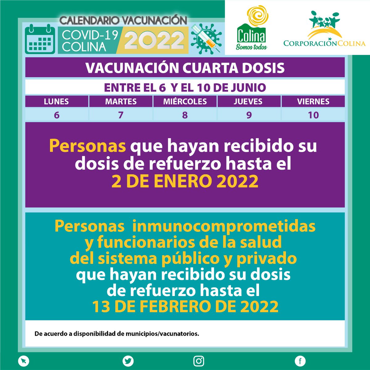 Municipalidad Colina tweet media